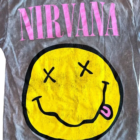 Nirvana Official Band Tee Short Sleeve T-shirt Adult Small - Picture 2 of 6